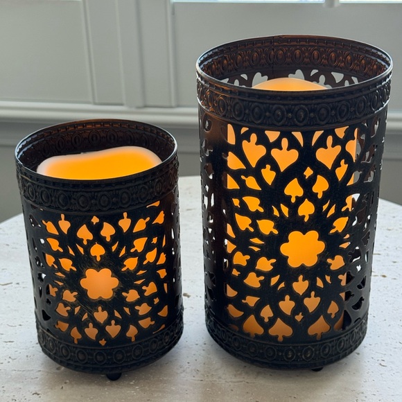 Willow House Metal Candle Holders - Picture 6 of 7